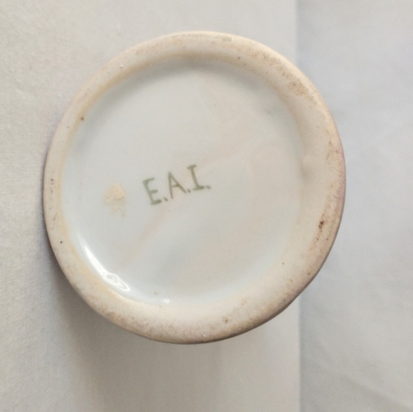 Antique Hand Painted Porcelain Gold Gilded Hat Pin Holder - PRISTINE - Picture 3 of 14